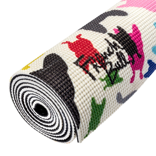 French Bull 5MM Premium Yoga and Fitness Mat - Happy Terrazzo