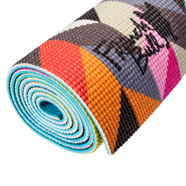 French Bull 5MM Premium Yoga and Fitness Mat - Condensed Ziggy