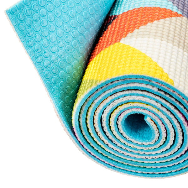 French Bull 5MM Premium Yoga and Fitness Mat - Condensed Ziggy