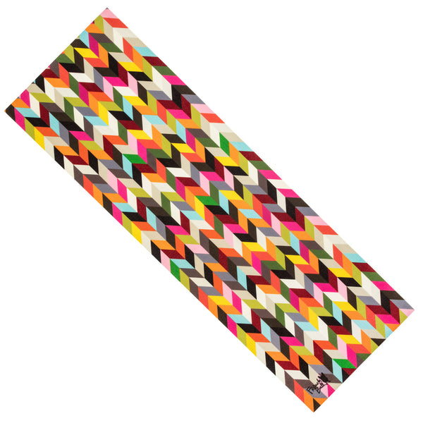French Bull 5MM Premium Yoga and Fitness Mat - Condensed Ziggy