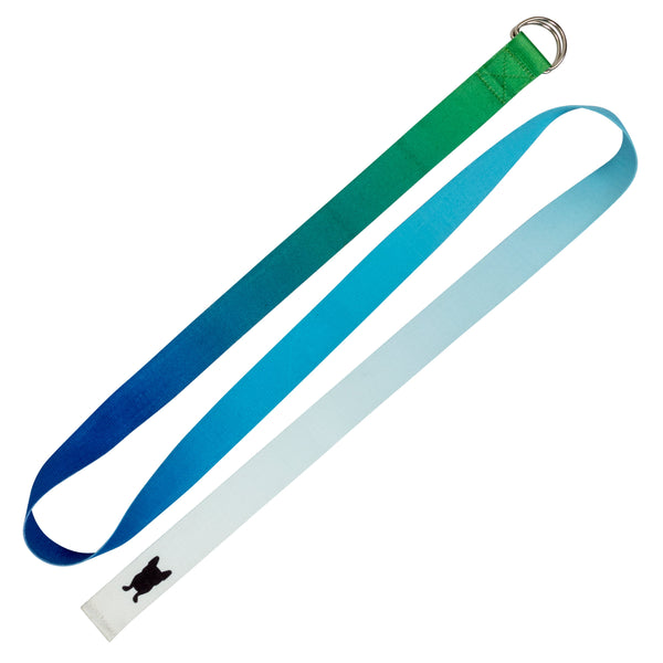 French Bull Yoga and Stretching Strap - Blue Ombre