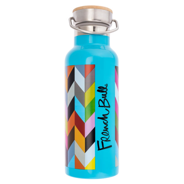 French Bull Stainless Steel Insulated Water Bottle - Condensed Ziggy