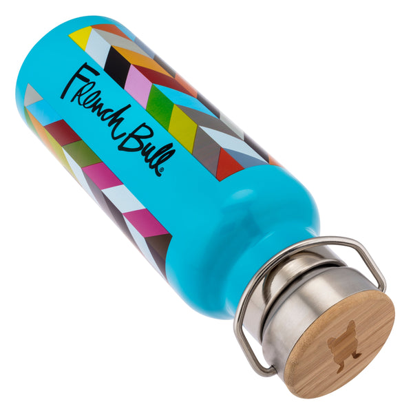 French Bull Stainless Steel Insulated Water Bottle - Condensed Ziggy