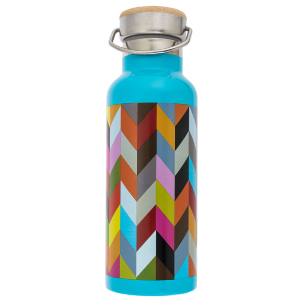 French Bull Stainless Steel Insulated Water Bottle - Condensed Ziggy