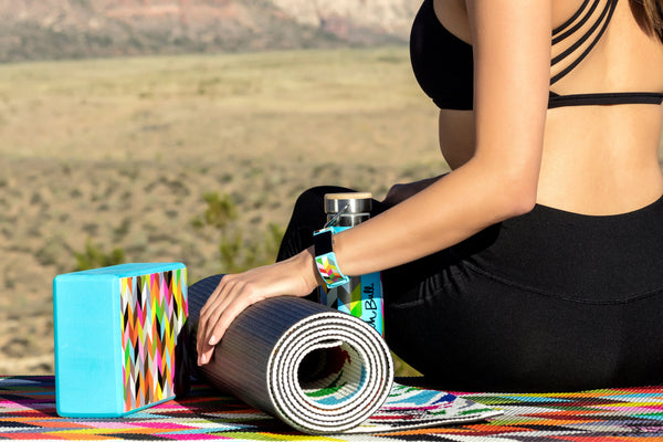 French Bull 5MM Premium Yoga and Fitness Mat - Condensed Ziggy
