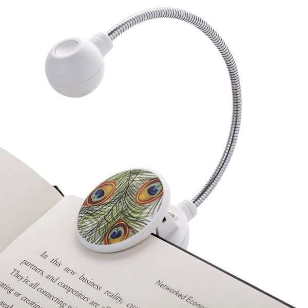Disc Light Peacock LED Reading Light by WITHit