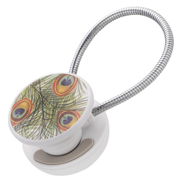 Disc Light Peacock LED Reading Light by WITHit