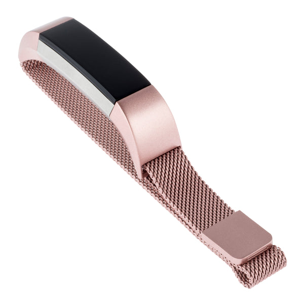 Designer Mesh Band for Fitbit Alta & Alta HR by WITHit in Rose Gold