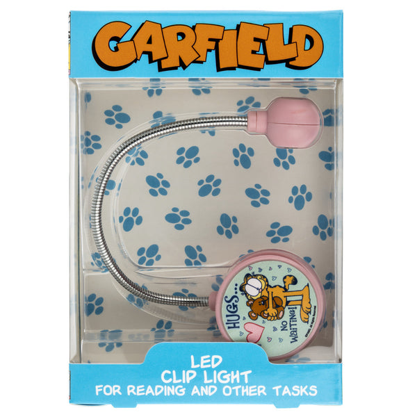 Garfield "Hugs" LED Book and Reading Light - Pink