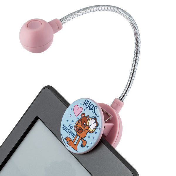 Garfield "Hugs" LED Book and Reading Light - Pink