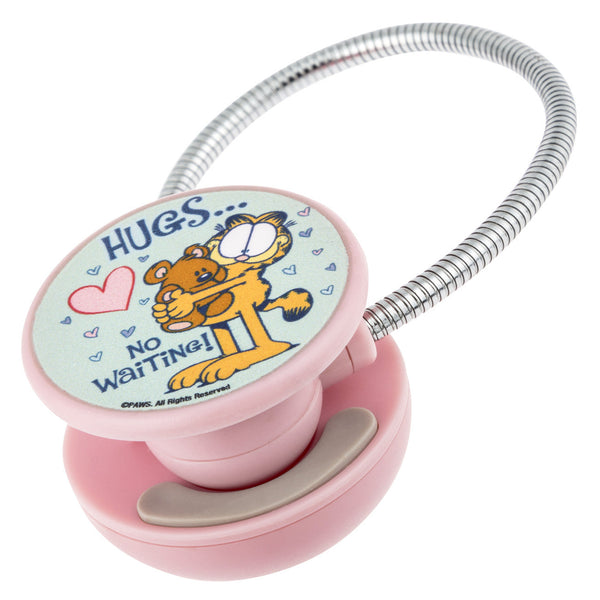 Garfield "Hugs" LED Book and Reading Light - Pink