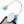 Dabney Lee LED Book and Reading Light - Ombre Heart