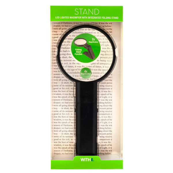 WITHit Lighted Hands Free Magnifier