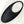 WITHit Lighted Oval Travel Magnifier  - Black