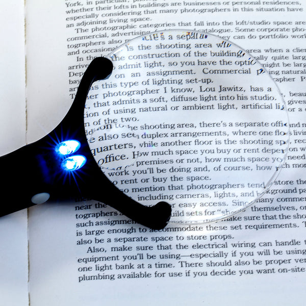 WITHit Task Lighted Magnifier - Black