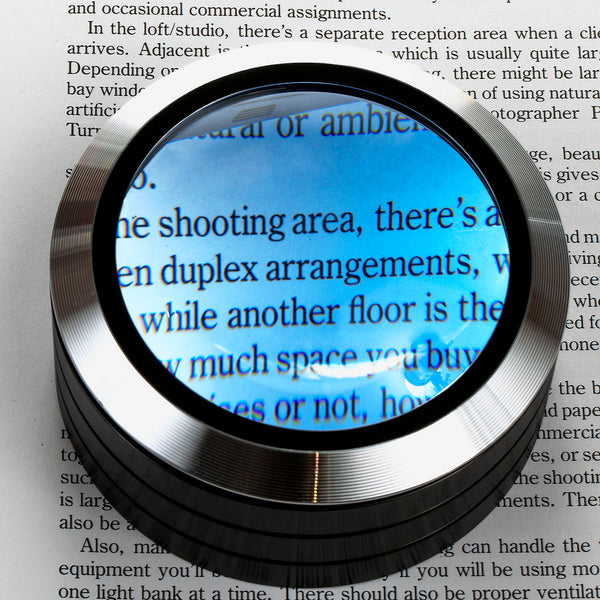 WITHit Lighted Dome Magnifier  - Black
