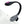 French Bull, Charge Light, Black and White Marble Pattern Reading Light
