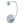 Disc Light Silver with Chrome Neck by WITHit