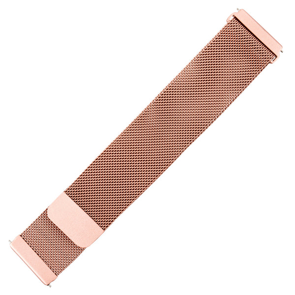 Stainless Steel Mesh FitBit Versa Band, Rose Gold