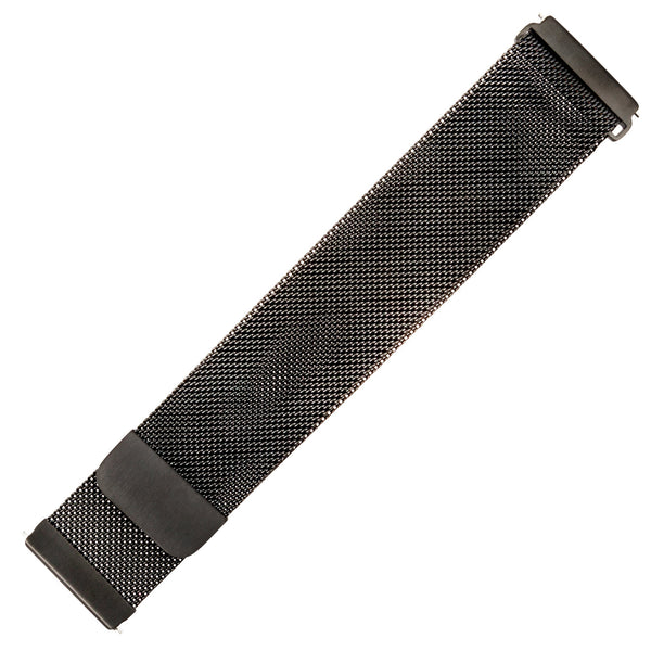 Stainless Steel Mesh FitBit Versa Band, Graphite