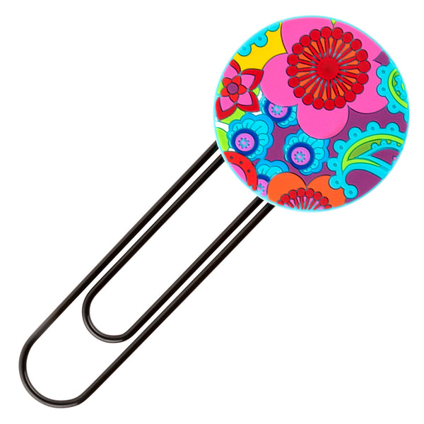 French Bull Silicone Paper Clip Bookmark - Raj