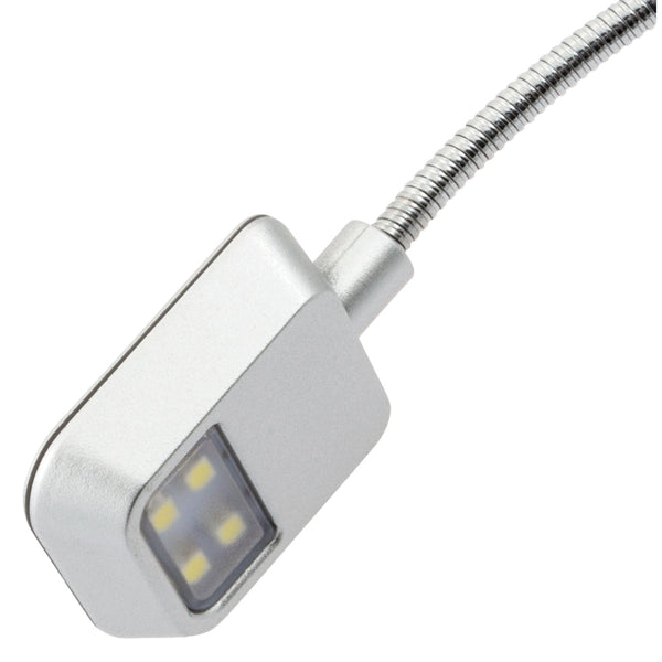 Quad 4 LED Reading Light by WITHit - Silver