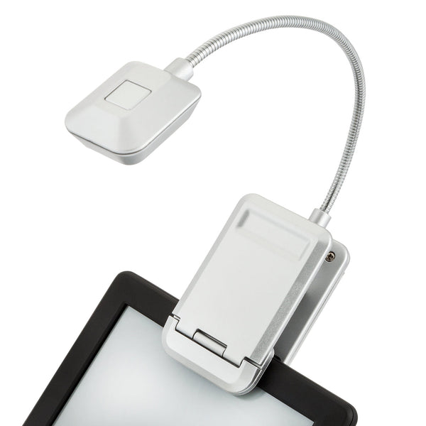 Quad 4 LED Reading Light by WITHit - Silver