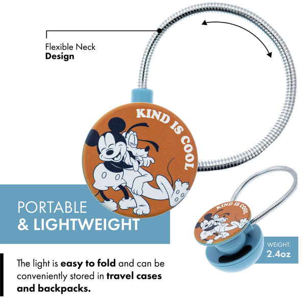 Disney Disc LED Reading Light - Mickey & Pluto