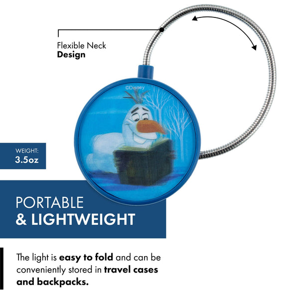 Disney Frozen 2 Disc LED Reading Light - Olaf 3D