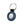 WITHit Apple AirTag Silicone Clip-on Cover in Bluestone/Black